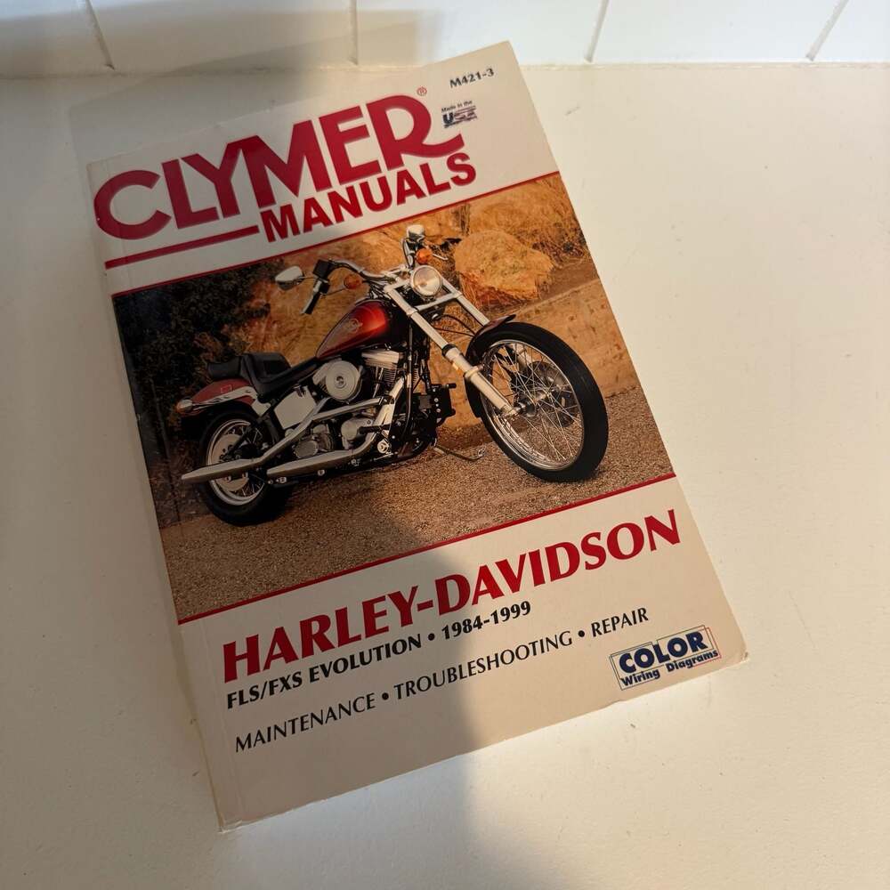 Clymer Harley-Davidson FLS/FXS Evolution 1984-1999 Service, Repair, and Maintena